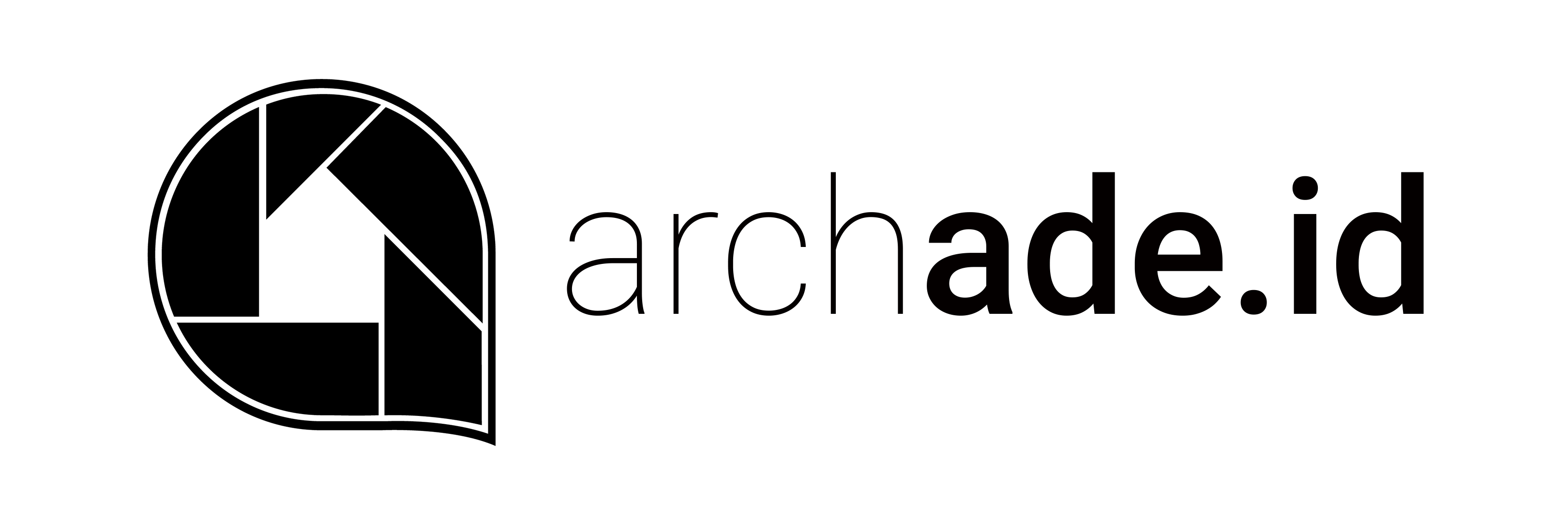 logo vertikal black ARCHADE
